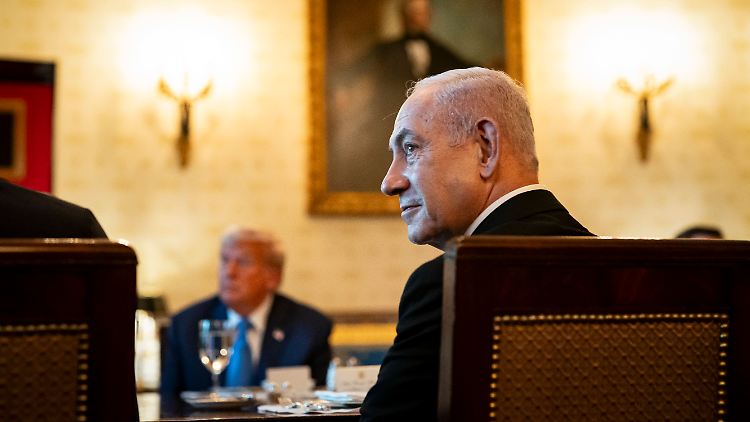 Netanjahu ist schon zum dritten Mal seit Trumps Amtsantritt im Weißen Haus zu Besuch..