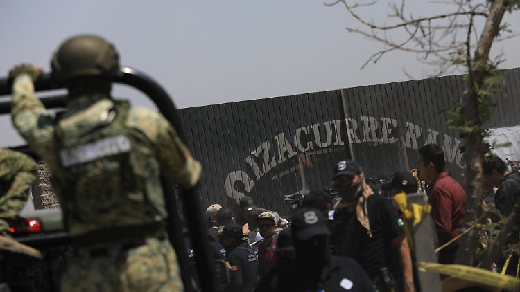 Die Ranch soll von Mitgliedern des Kartells Jalisco Nueva Generacion genutzt worden sein. 