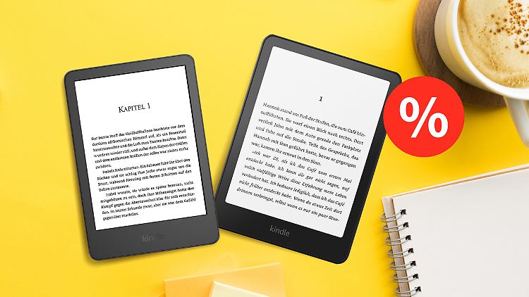 Mit Amazon Kindle und Kindle Paperwhite passt die gesamte Büchersammlung ins Handgepäck.