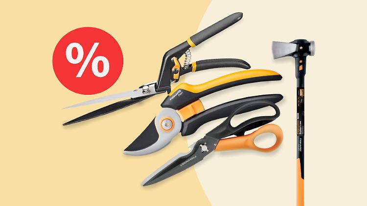 Zum Prime Day bietet Amazon zahlreiche Fiskars-Werkzeuge zum Angebotspreis.