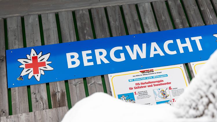"Zum Glück gab es Handy-Empfang", hieß es von der Bergwacht.