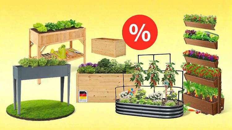 Praktisch und platzsparend: Hochbeete schaffen auf Balkon, Terrasse oder im Garten optimale Bedingungen für Kräuter, Gemüse und Blumen.