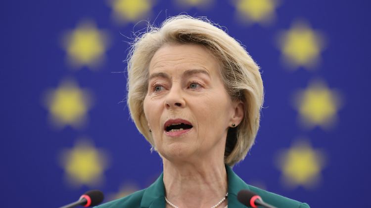 Ursula von der Leyen und ihre EU-Kommission mussten sich erstmals der Abstimmung über einen Misstrauensantrag stellen.