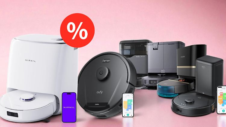 Diese Saugroboter sind während des Amazon Prime Day 2025 deutlich günstiger zu haben als sonst.
