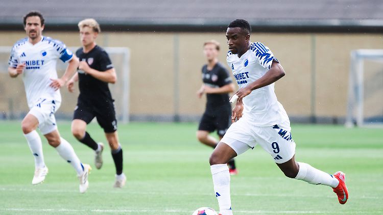 Youssoufa Moukoko stand mal wieder auf dem Platz.