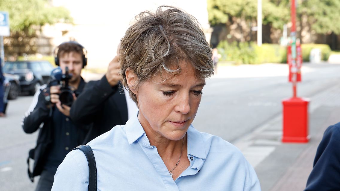 Christina Block vor dem Landgericht Hamburg.