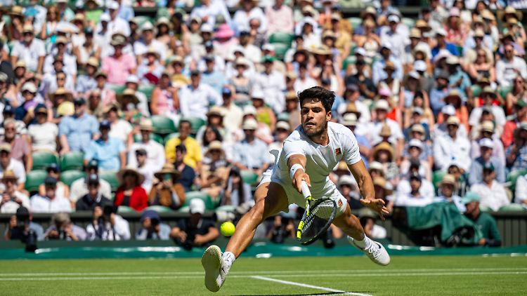 Carlos Alcaraz hatte keine großen Probleme mit Taylor Fritz.