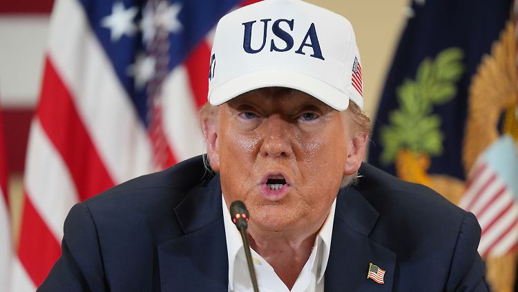 Mal wieder mit einer Zollankündigung: US-Präsident Donald Trump.