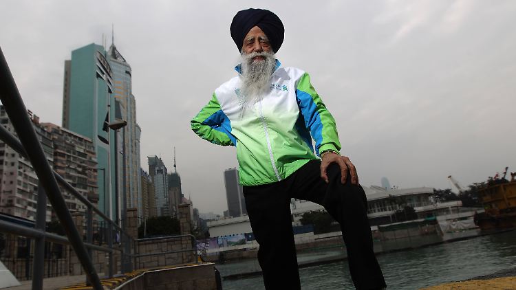 Fauja Singh wurde im hohen Alter zum Läufer.