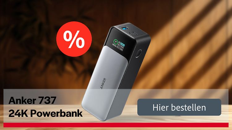 Ausdauernder Deal: Diese Anker-Powerbank mit ganzen 24.000 mAh Kapazität ist aktuell bei Tink im Angebot.