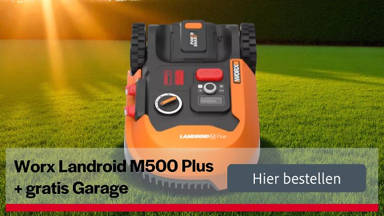 Dieser Worx-Mähroboter kostet inklusive Garage gerade 470 Euro. Ein guter Deal?