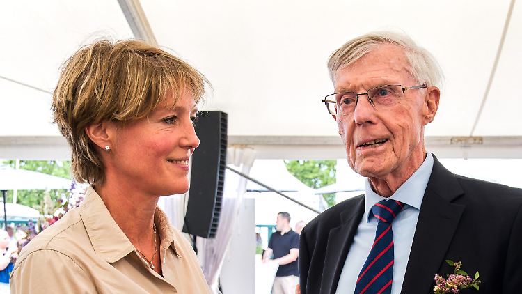 Christina Block und ihr Vater Eugen. Er gehört nicht zu den Angeklagten.