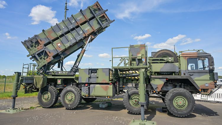 Ein Teil eines Patriot-Flugabwehrsystems.