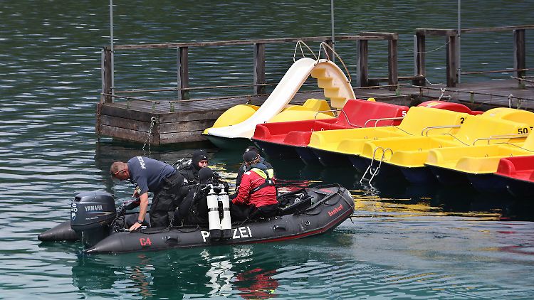 Die beiden Verunglückten konnten nur noch tot aus dem See geborgen werden.