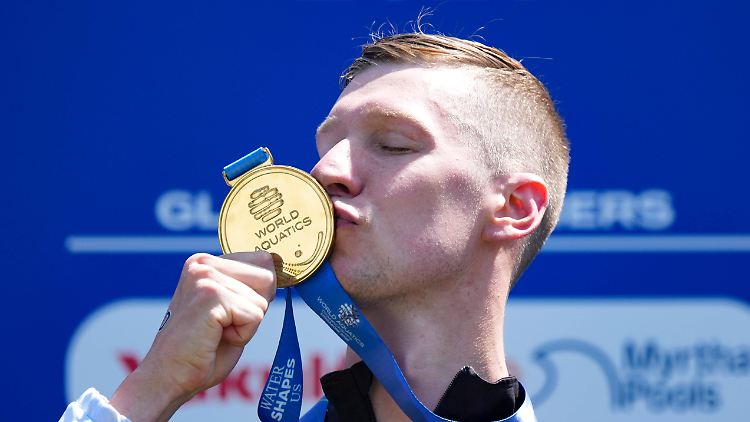 Schon dreimal durfte Wellbrock eine Goldmedaille in Singapur küssen.