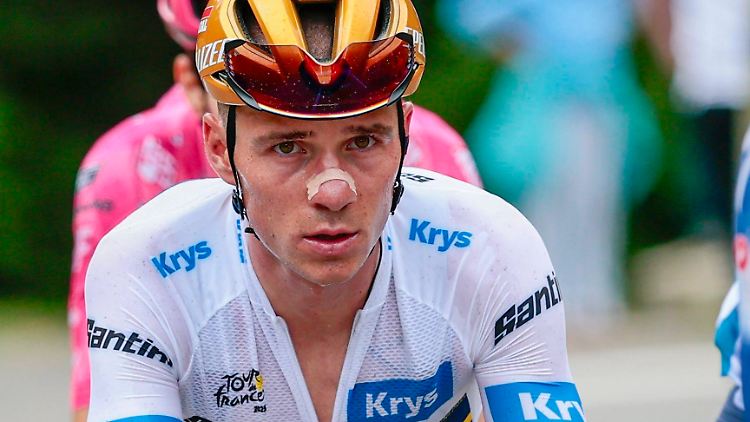 Remco Evenepoel musste die Tour de France verlassen.