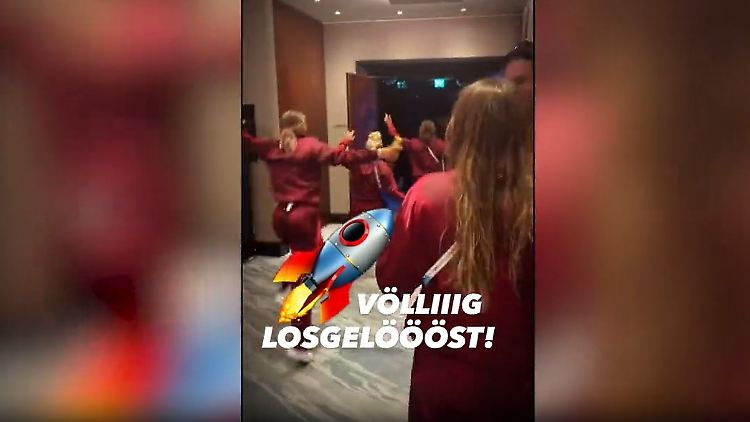 Das DFB-Team feierte ausgelassen nach dem grandiosen Sieg gegen Frankreich.