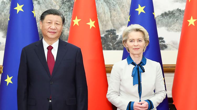 Xi Jinping und Ursula von der Leyen treffen sich am Donnerstag in Peking.