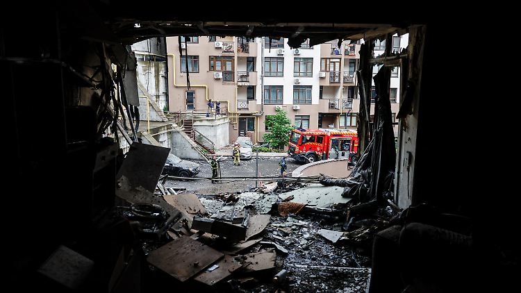 Kiew war in der Nacht eines der Hauptziele russischer Luftangriffe. 