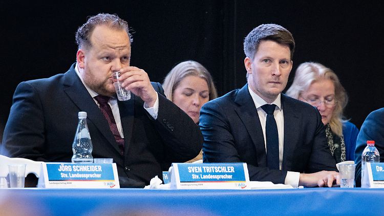 Weil er sich nicht dem Lager um NRW-Landeschef Vincentz (r.) anschloss, wurde gegen ihn intrigiert, behauptet Tritschler (l.).