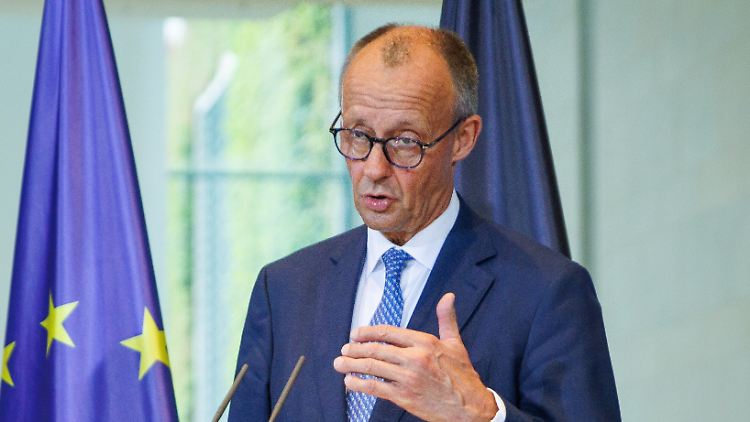 Im Sinne der offenen Märkte: Merz könnte sich auch ein asymmetrisches Abkommen der EU mit den USA vorstellen.