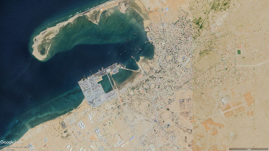Neuer US-Marinestützpunkt? Berbera aus Satelliten-Perspektive.