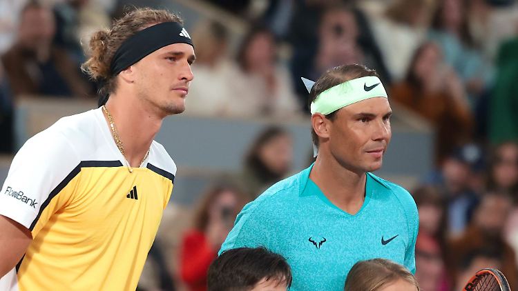 Alexander Zverev (links) trainierte zuletzt in der Nadal-Akademie auf Mallorca.