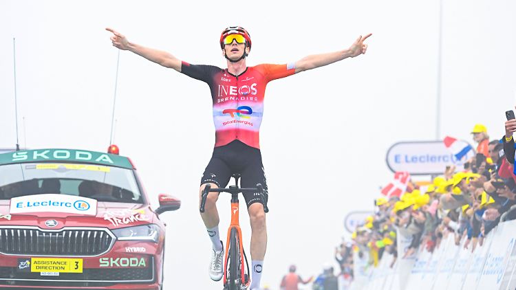 Thymen Arensman sorgte für einen der wenigen Ineos-Glanzpunkte der Tour de France.