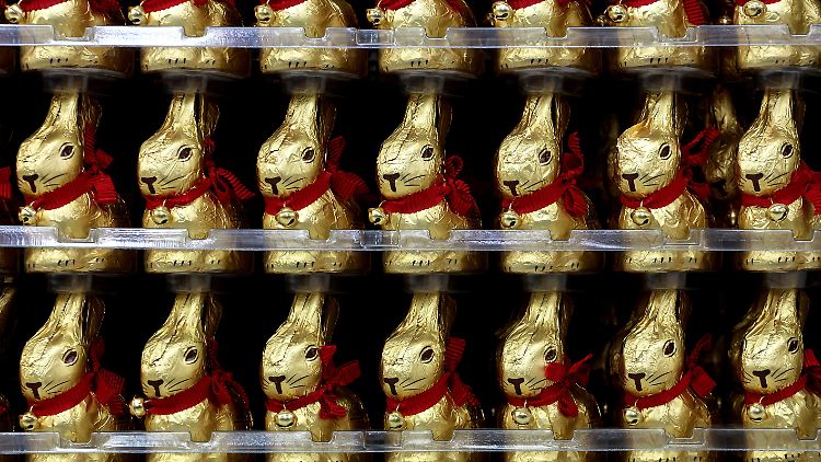 Der Goldhase ist wahrscheinlich das bekannteste Produkt von Lindt.