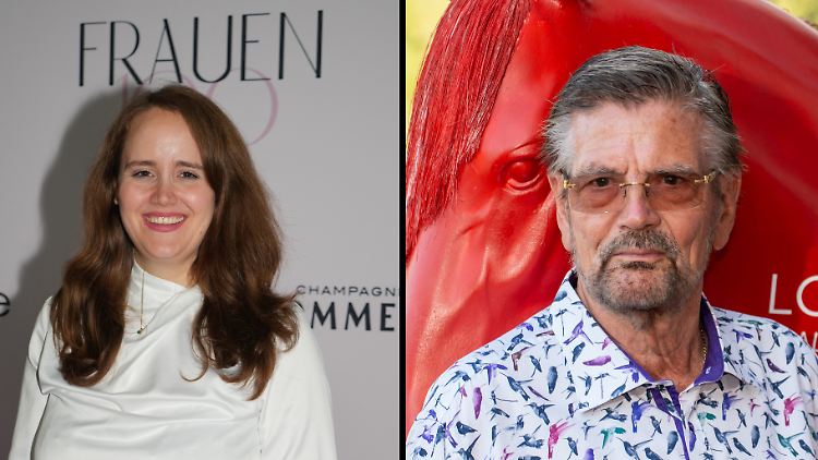 Zwei, die sich nicht besonders grün sind: Ricarda Lang und Günther Klum.
