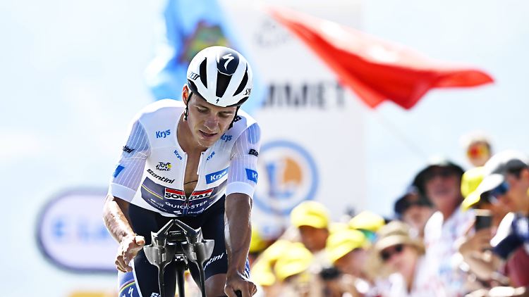 Remco Evenepoel war bei der Tour de France weit weg von seiner Bestform.