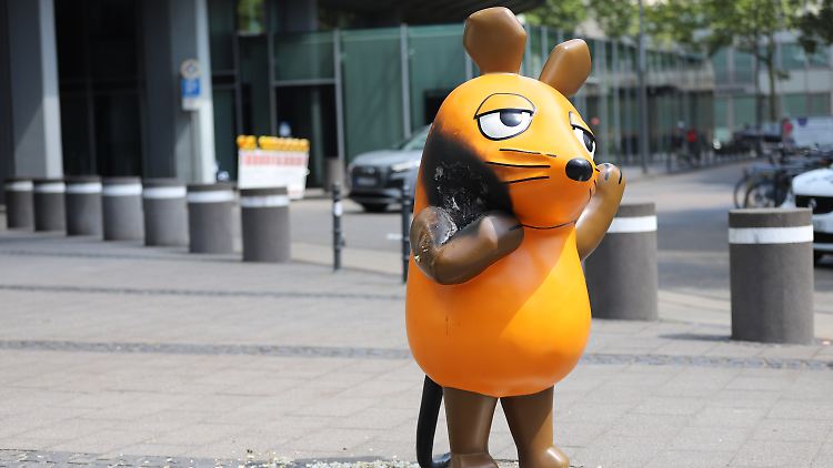 Deutlich angekokelt: die Maus.