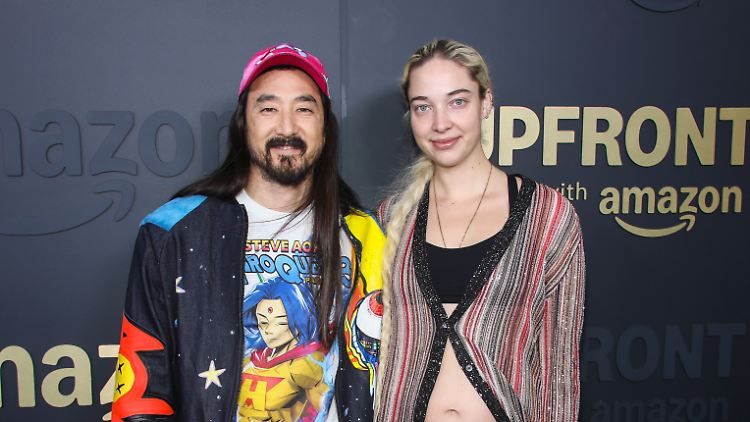 Steve Aoki mit seiner Ehefrau Sasha.