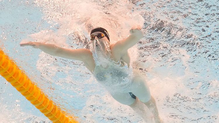 Angelina Köhler hat es bei der Schwimm-WM nicht auf das Podest geschafft.