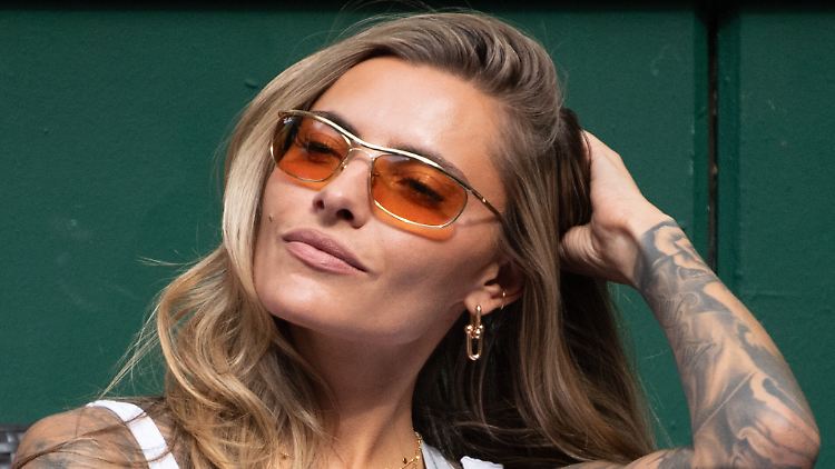 Sophia Thomalla am 20. Juni - ganz blond war sie da noch nicht.