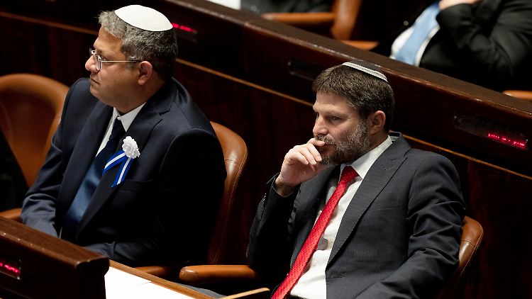 Itamar Ben-Gvir (l.) und Bezalel Smotrich sind jetzt auch in den Niederlanden unerwünscht. 