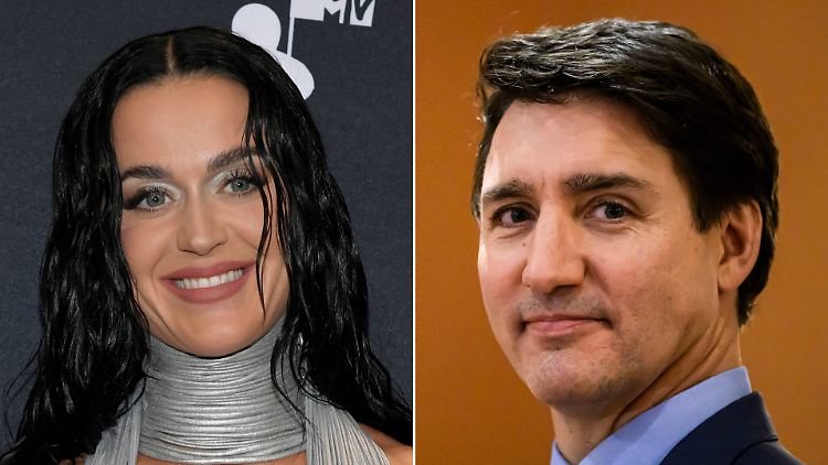 Katy Perry und Justin Trudeau haben sich zum Essen verabredet. 