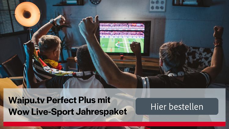 Nach der Frauen-EM startet am Freitag wieder die zweite Fußball-Bundesliga der Männer. Waipu.tv offeriert zum Saisonstart ein Paket mit Wow Live-Sport zum Sparpreis.