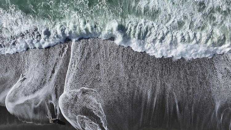Das Wort Tsunami bedeutet "große Welle im Hafen" auf Japanisch.