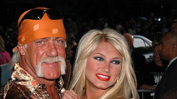 Hatten ein schwieriges Verhältnis: Brooke und Hulk Hogan. 