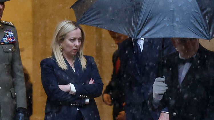 Giorgia Meloni wurde für ihre Loyalität zu Trump nicht belohnt. (Archivbild)