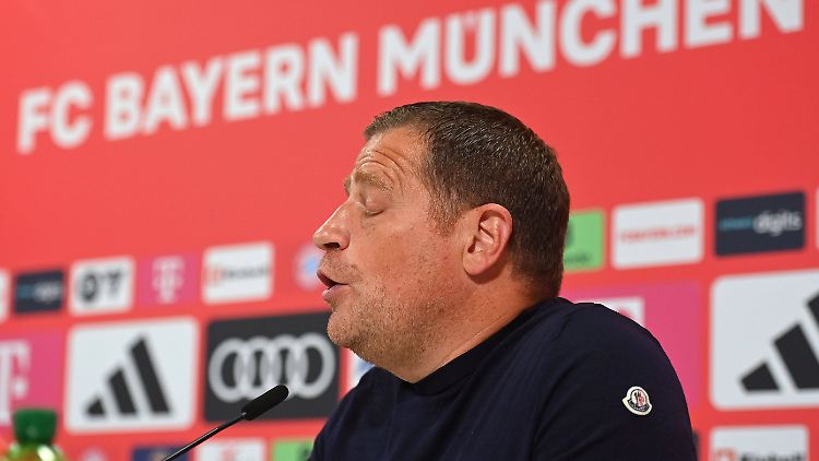 Augen zu und durch: Max Eberl ist glücklich mit dem Kader des FC Bayern.