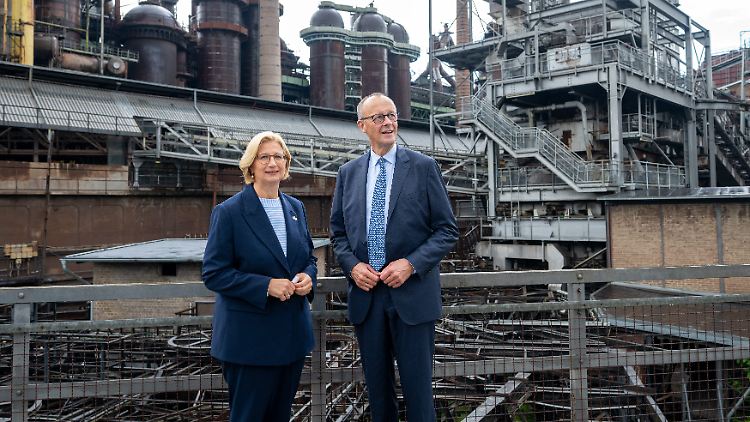 Die saarländische Ministerpräsidentin Anke Rehlinger hatte in den vergangenen Tagen wiederholt ein Bekenntnis der Bundesregierung zu Stahlindustrie gefordert.