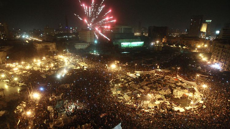 Freudenfest in Kairo: Die Ära Mubarak ist zu Ende.