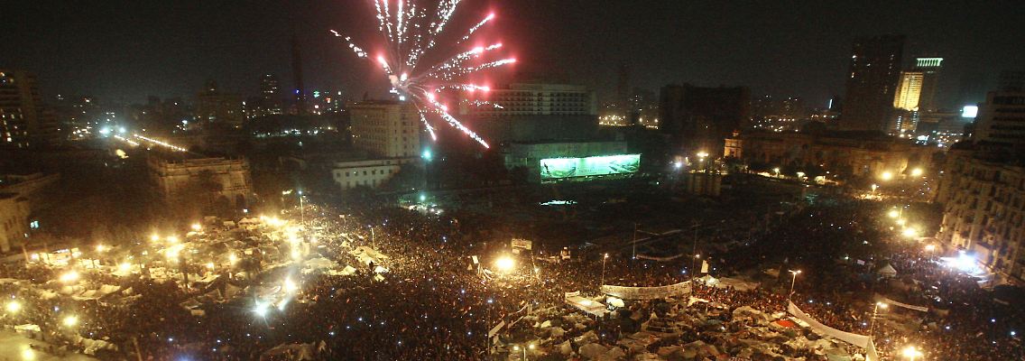 Freudenfest in Kairo: Die Ära Mubarak ist zu Ende.