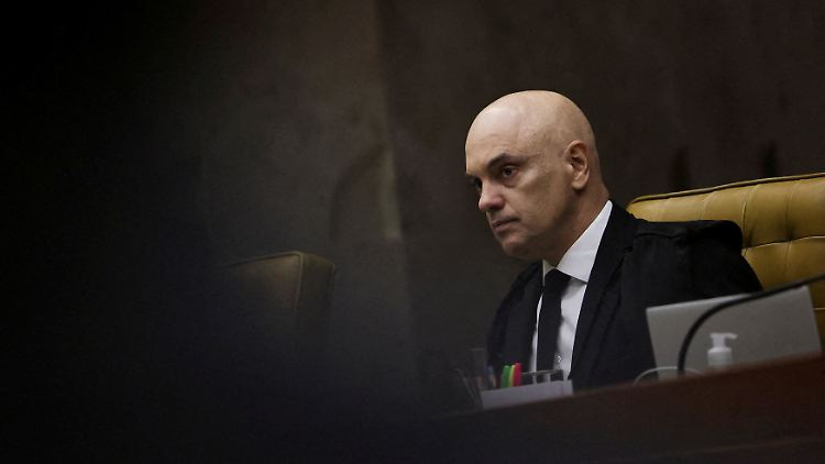 Alexandre de Moraes will "weiterarbeiten", trotz der gegen ihn verhängten Sanktionen.