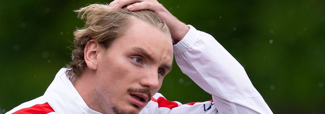 Nick Woltemade kam beim Testspielsieg des VfB Stuttgart zum Einsatz.