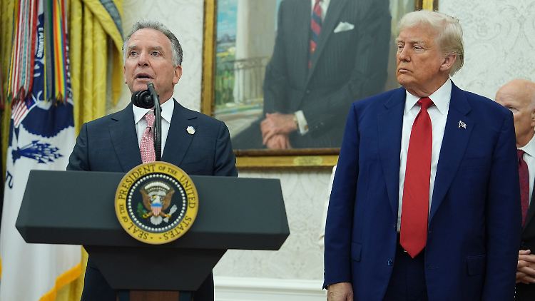Witkoff (l.) war bereits mehrfach für Trump in Moskau.