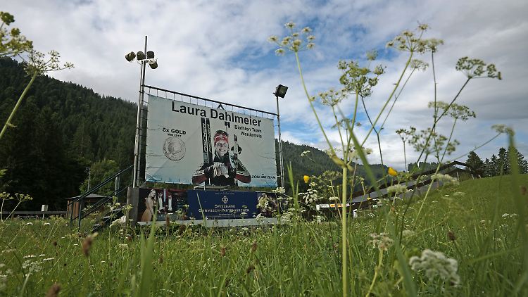 Auch der Heimort von Laura Dahlmeier trauert: Garmisch-Partenkirchen.