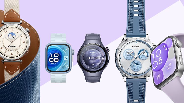 Huawei-Smartwatches kombinieren Fitness-Features mit elegantem Design.